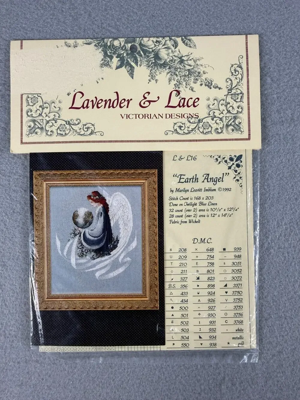Lavender & Lace Cross Stitch Pattern 